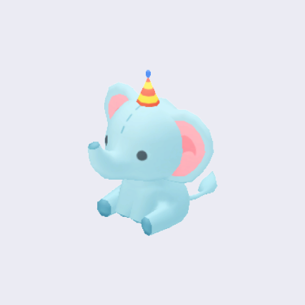 キッズルームのぞうのぬいぐるみの画像