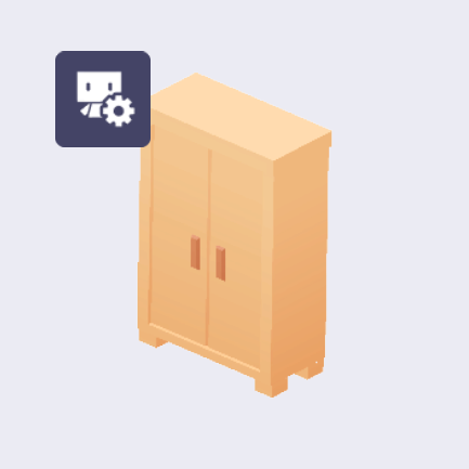 ナチュラルなクローゼット