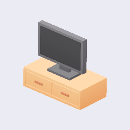 ナチュラルな液晶テレビの画像