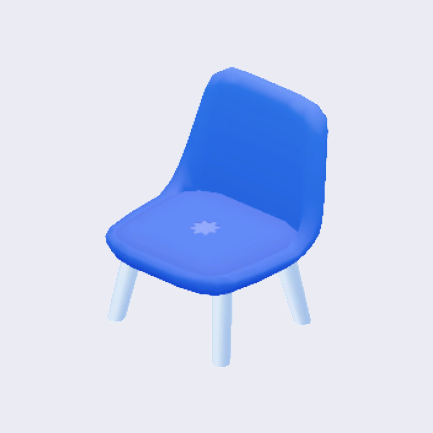 きらめく流星のチェアの画像