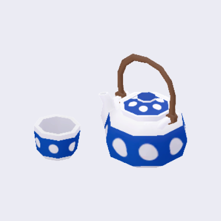 和風の素朴な急須の画像