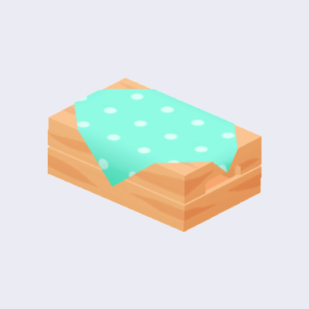 ぽかぽかなピクニックの木の箱テーブル