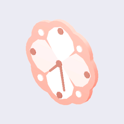 フレンチスタイルの壁掛け時計