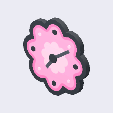 キュートな壁掛け時計