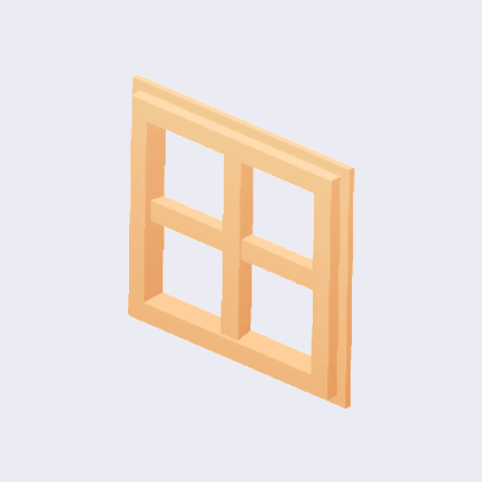 ナチュラルな窓の画像