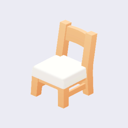 ナチュラルなダイニングチェアの画像