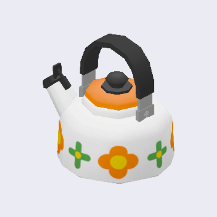 和風の素朴なやかん