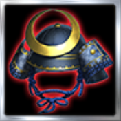 半月兜【紅】の画像