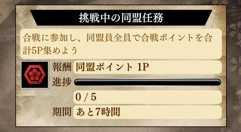 日々の任務達成で〜