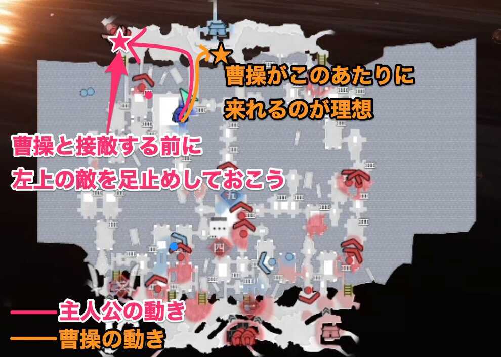 曹操を誘導する