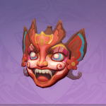 八奇の面「朱赤引火冥蝶」