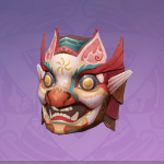 八奇の面「金目乗黄月駒」