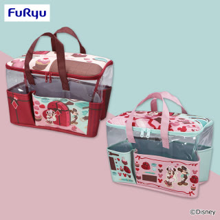 ディズニー ルビー＆ミントショコラ 大きなポッケ付きバスケット