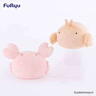 なんでもいきもの ふさふさBIGぬいぐるみ（カニとエビ）