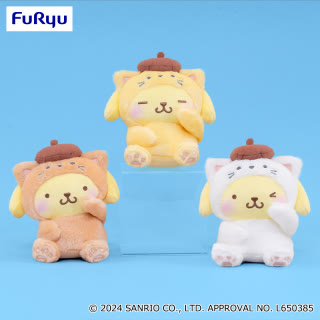 ポムポムプリン かまってにゃんぬいぐるみ