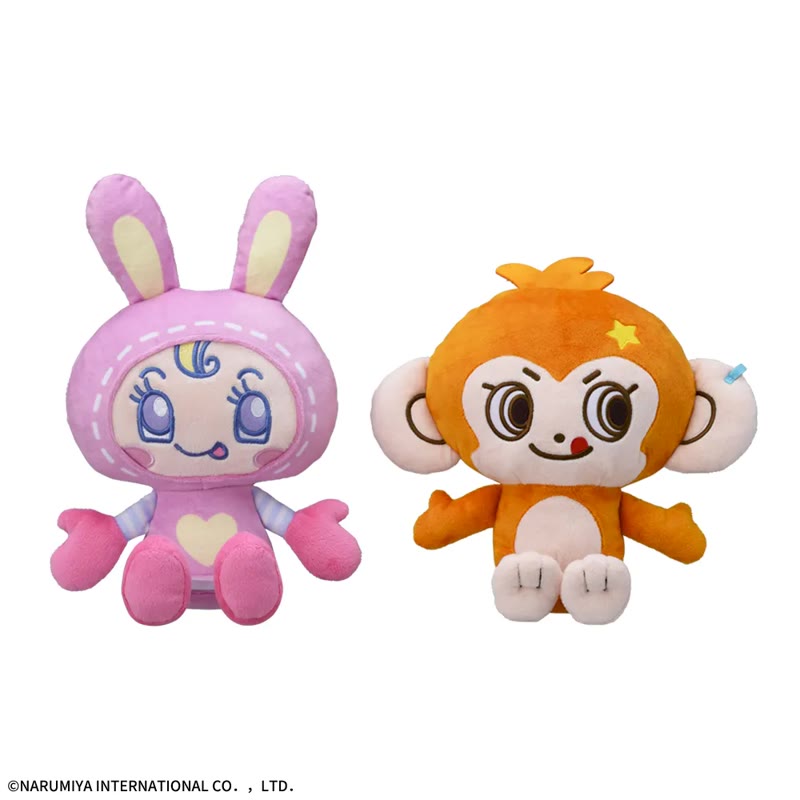 ナルミヤキャラクターズ Mぬいぐるみ“べリエちゃん&ルッキー”