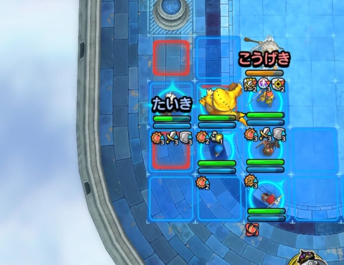 デイン弱点キャラはかばうの範囲内で攻撃する