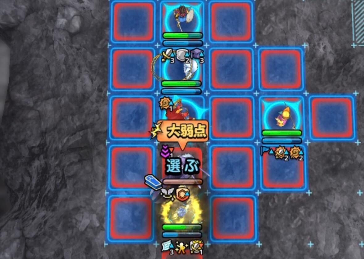 5ターン目のロト血の攻撃でレティスを倒す