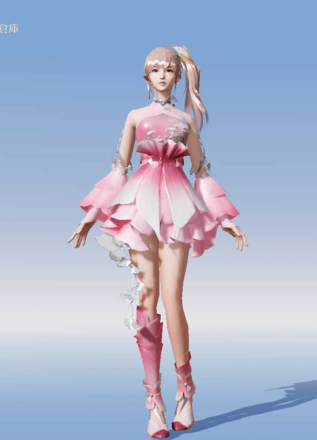 ピンクスワン画像