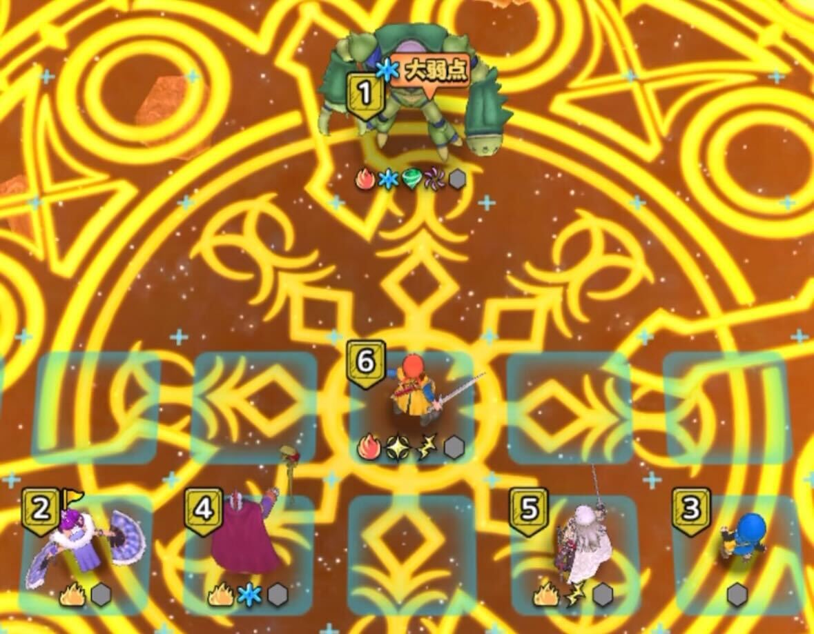 奇数ターンは目の前の敵を攻撃してくる