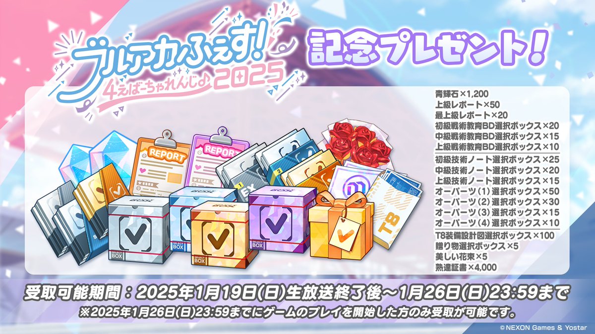 ブルアカふぇす記念プレゼント