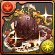 フクロウ？のようなチョコの画像