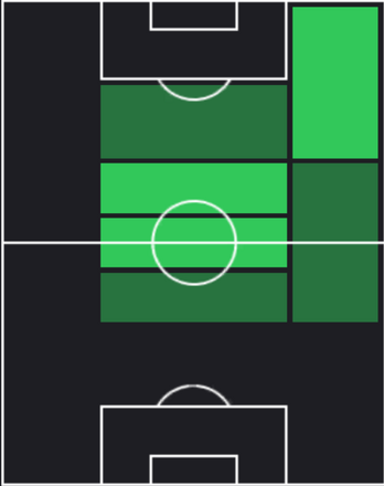 TPハーヴィー・エリオット(01/30)の適性ポジション