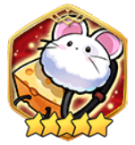 斑ネズミのヘアゴムの画像