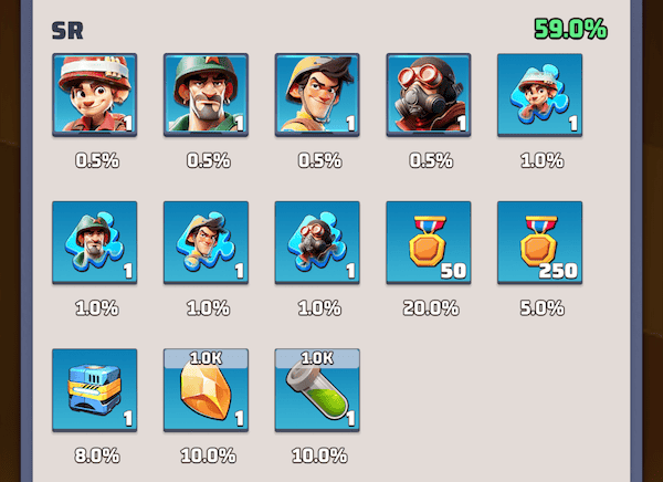 S1：伝説再臨（ガチャ）