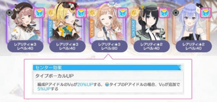 タイプ一致によるセンタースキル