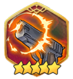 狙撃手の拳銃の画像