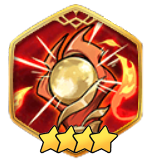 燃ゆる満月のトロフィーの画像