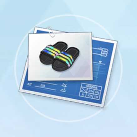 ゲーミングスリッパの設計図画像