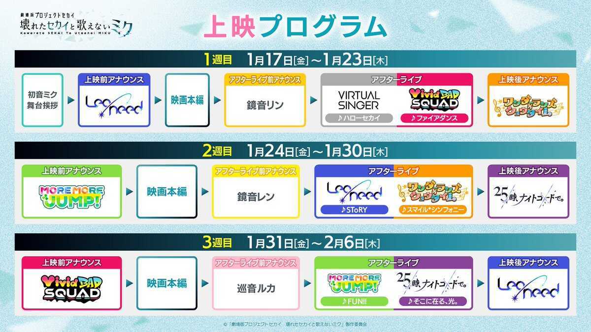 上映プログラム1