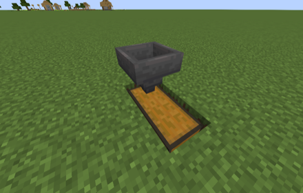 チェストの上にホッパー