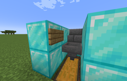 左壁に看板をつける