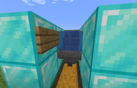 階段に向かって水を流す