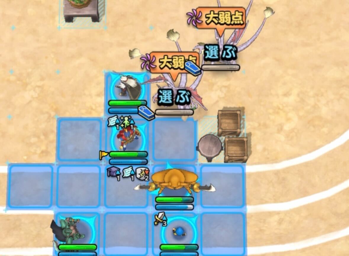 2ターン目にモテモテとサンディ以外を倒す