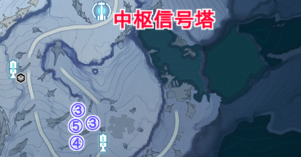 ペニテントの吹き溜まり南