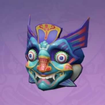 八奇の面-「銀翎翦玉玄鳥」の画像