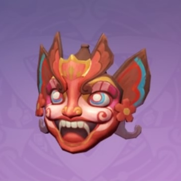 八奇の面-「朱赤引火冥蝶」の画像