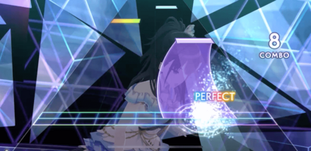 長押しで処理できるノーツ