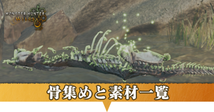 骨集めと一覧