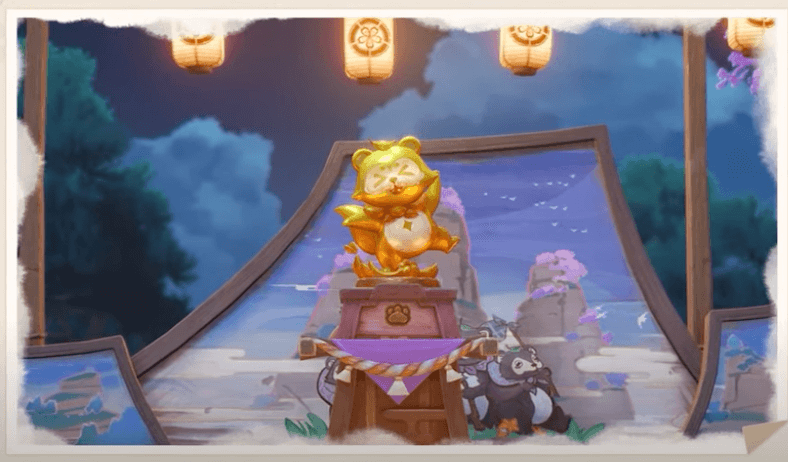 金ピカたぬき賞杯