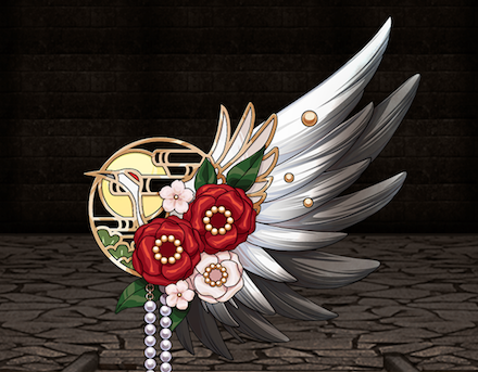 風雅の羽飾りの画像