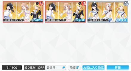 キャラクターの一覧