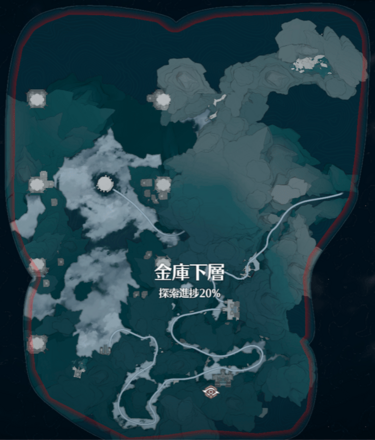 金庫下層のマップ