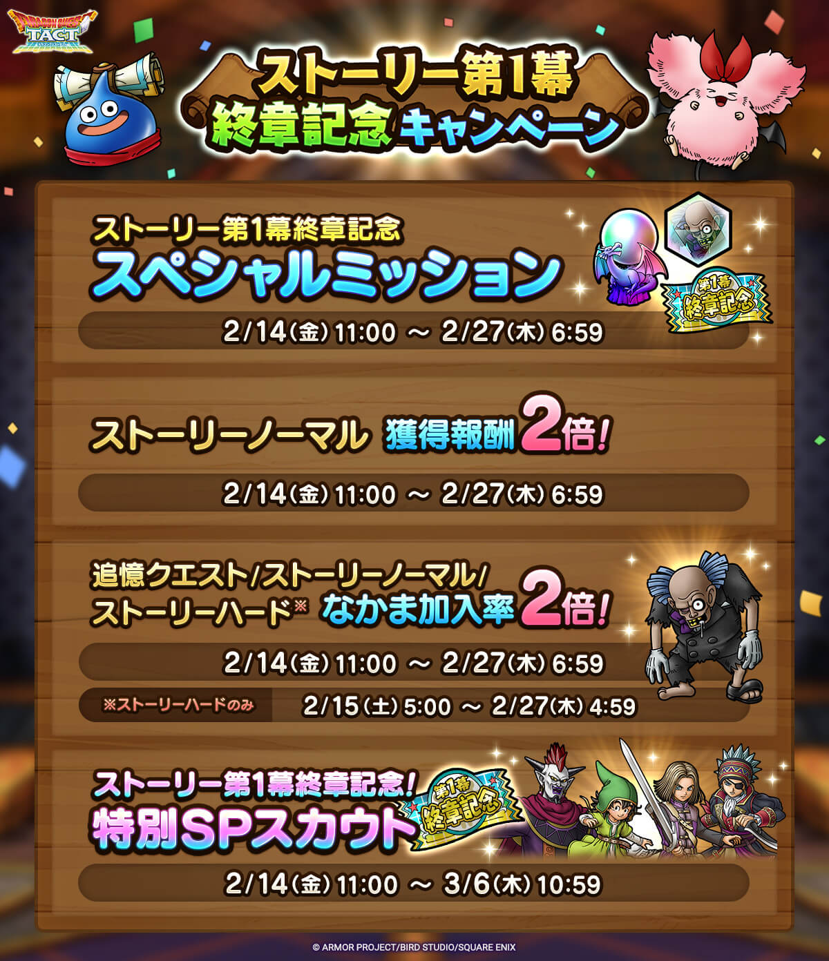ストーリー第1幕終章記念キャンペーン