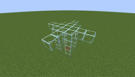 5マス目を全て埋めて2マス伸ばす