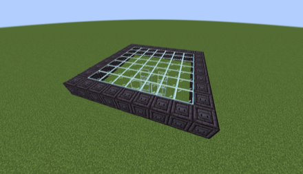 不透過ブロックを置く